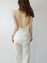 satin touch halter top