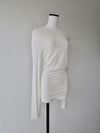 cowl silhouette stretching tops