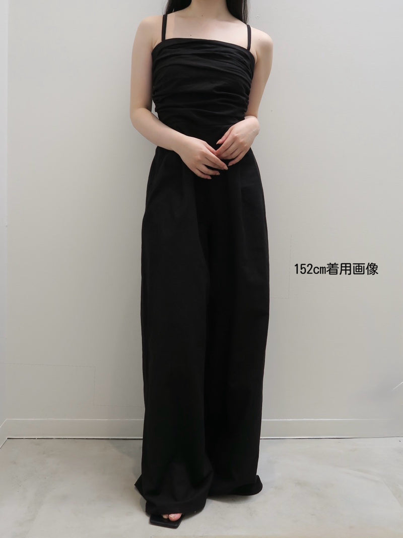 gathered bare jumpsuits