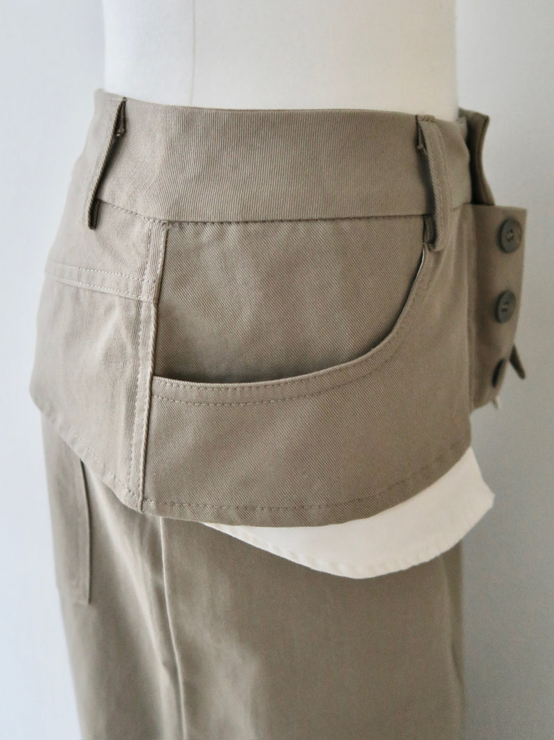 layered-like long skirt