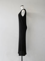bellows sleeveless dress
