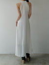 flow cowl neck dress