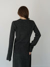 hook rib knit cardigan