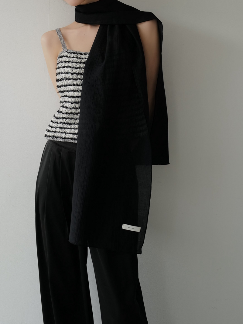 solid silk scarf
