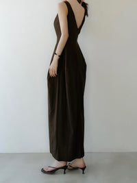 allure silhouette slinky maxi dress (POP UP)