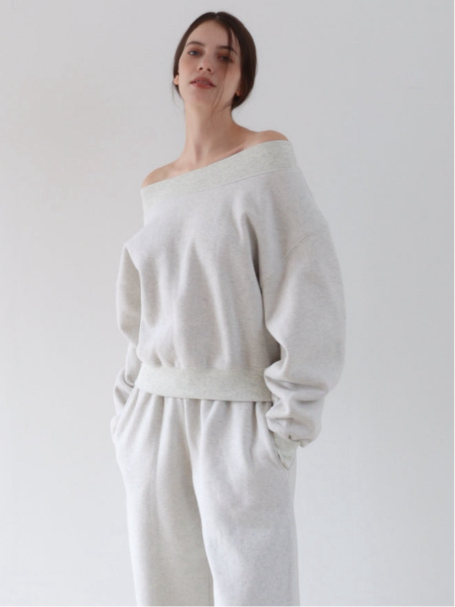 off shoulder sweat