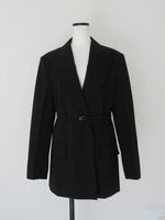 belted tailored jacket