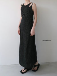 sample sale / tweed tight cami dress