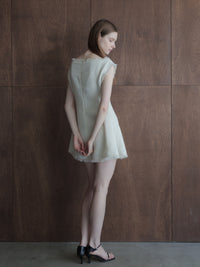 boat neck tweed mini dress (POP UP)