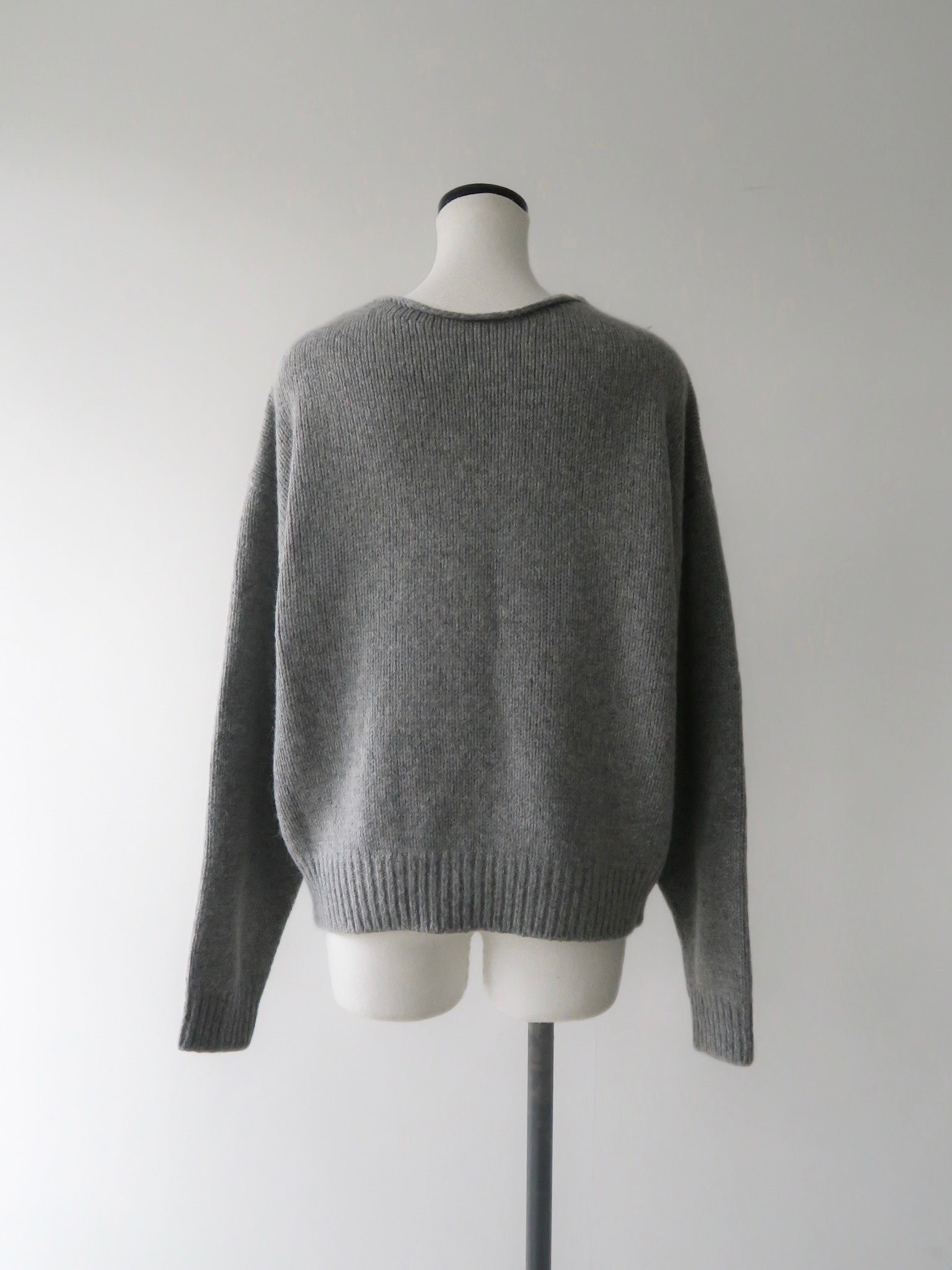 alpaca multi-way neckline knit