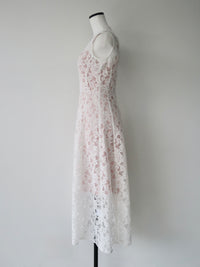 classic lace long dress
