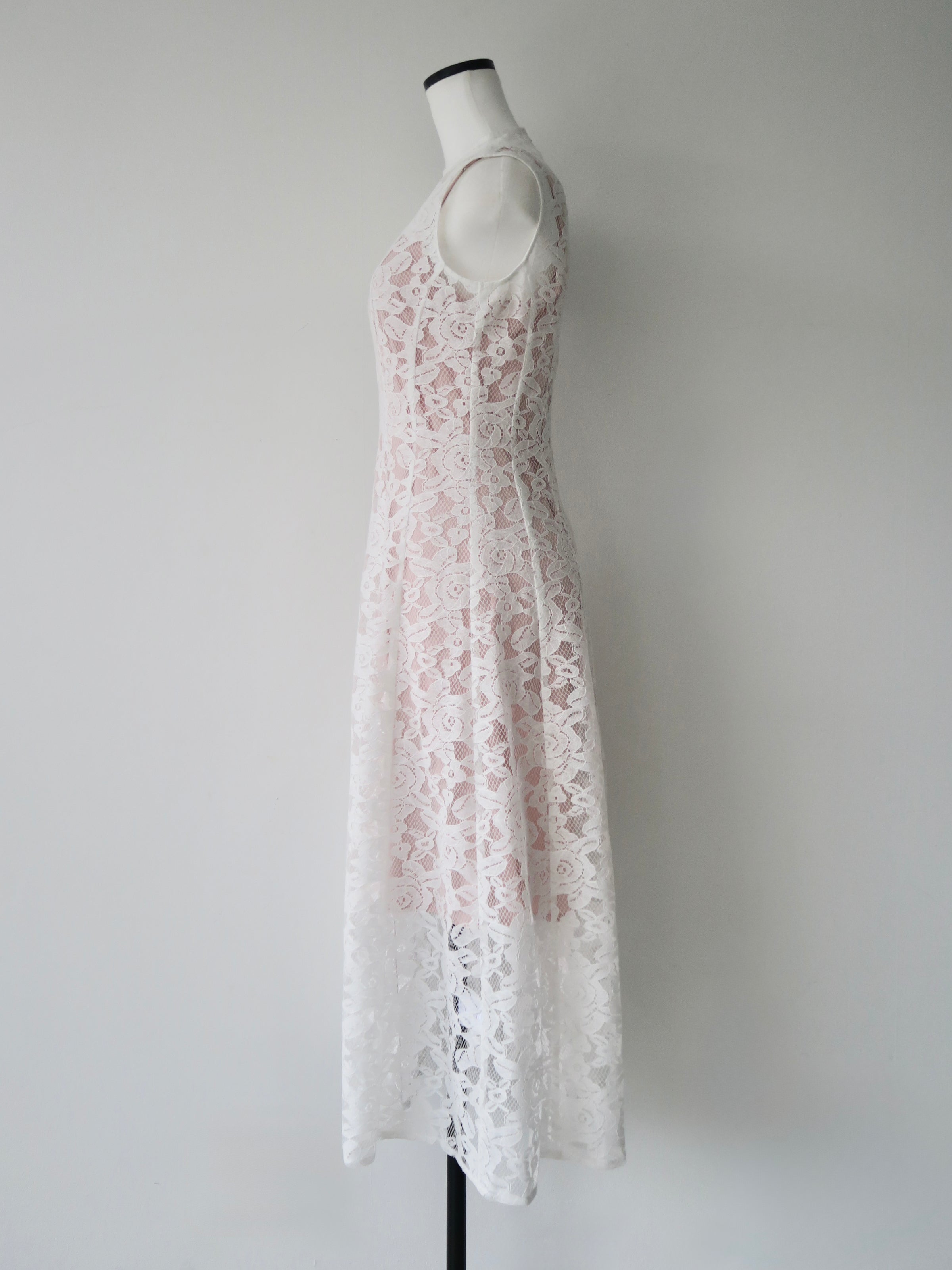 classic lace long dress