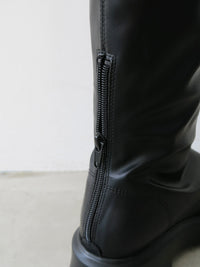 volume sole long boots