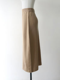 wool soft knit skirt