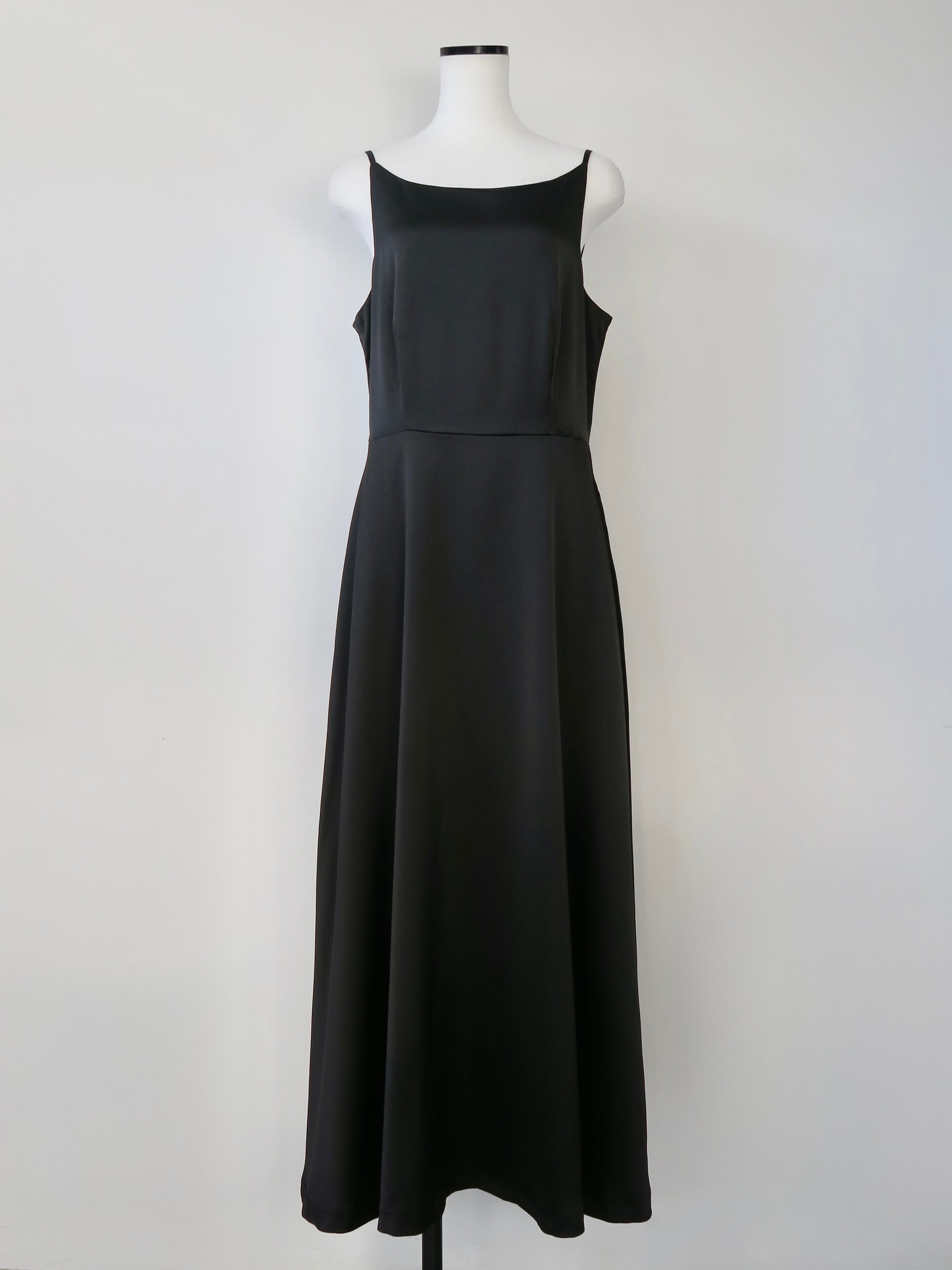 silky slip maxi dress