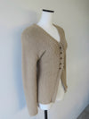 angora slim knit cardigan