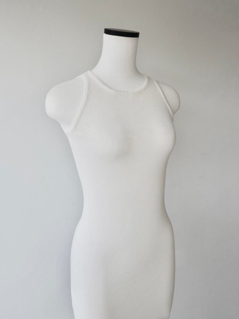 minimal tank mini dress
