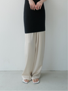 luxe satin wide pants