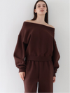 off shoulder sweat