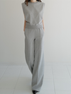 side tuck sweat top
