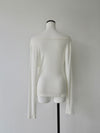 cowl silhouette stretching tops