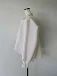 open neck sweat top