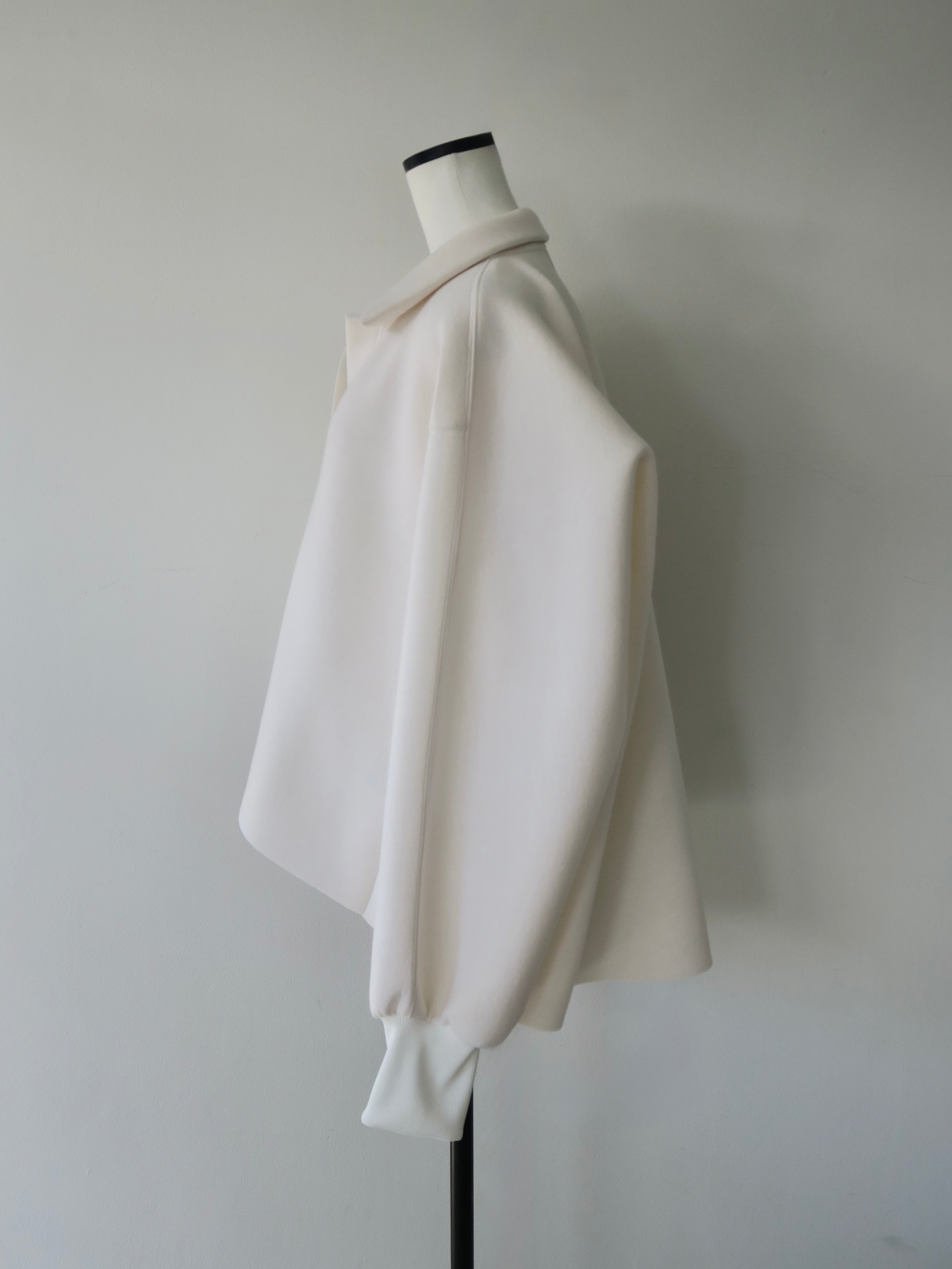 open neck sweat top