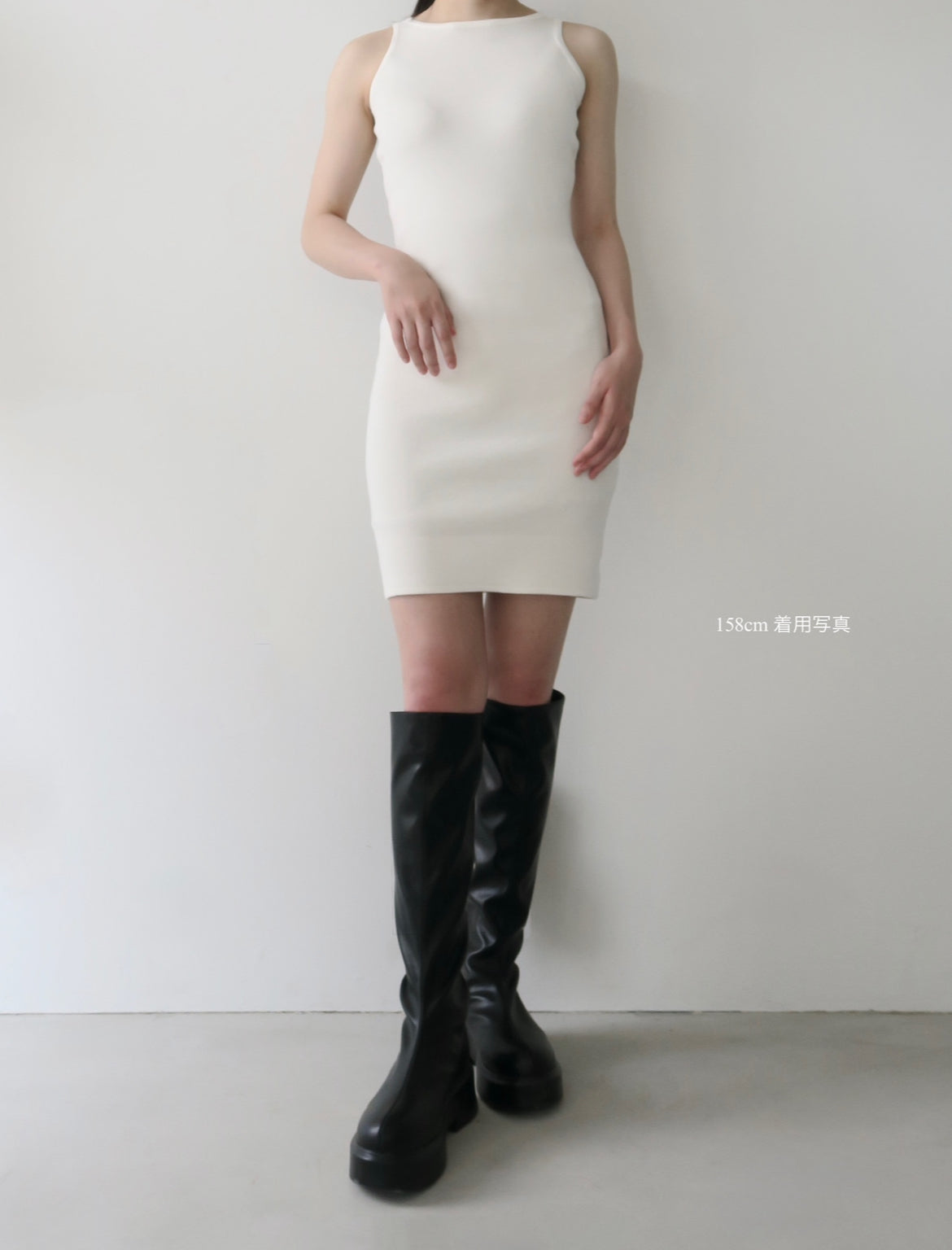 minimal tank mini dress