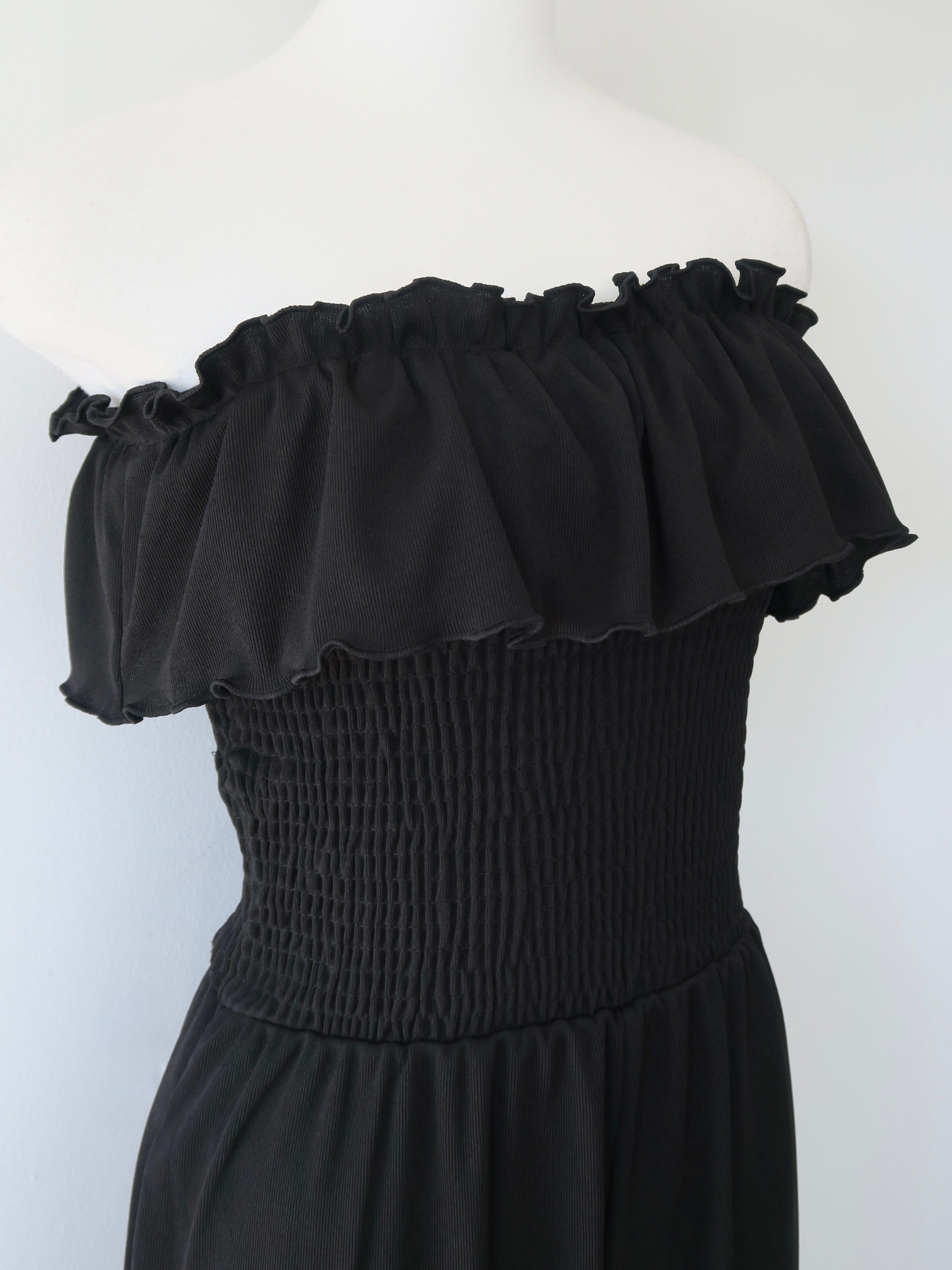 frill maxi jumpsuit – célon