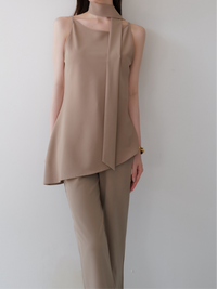 sample sale / long tie flare top