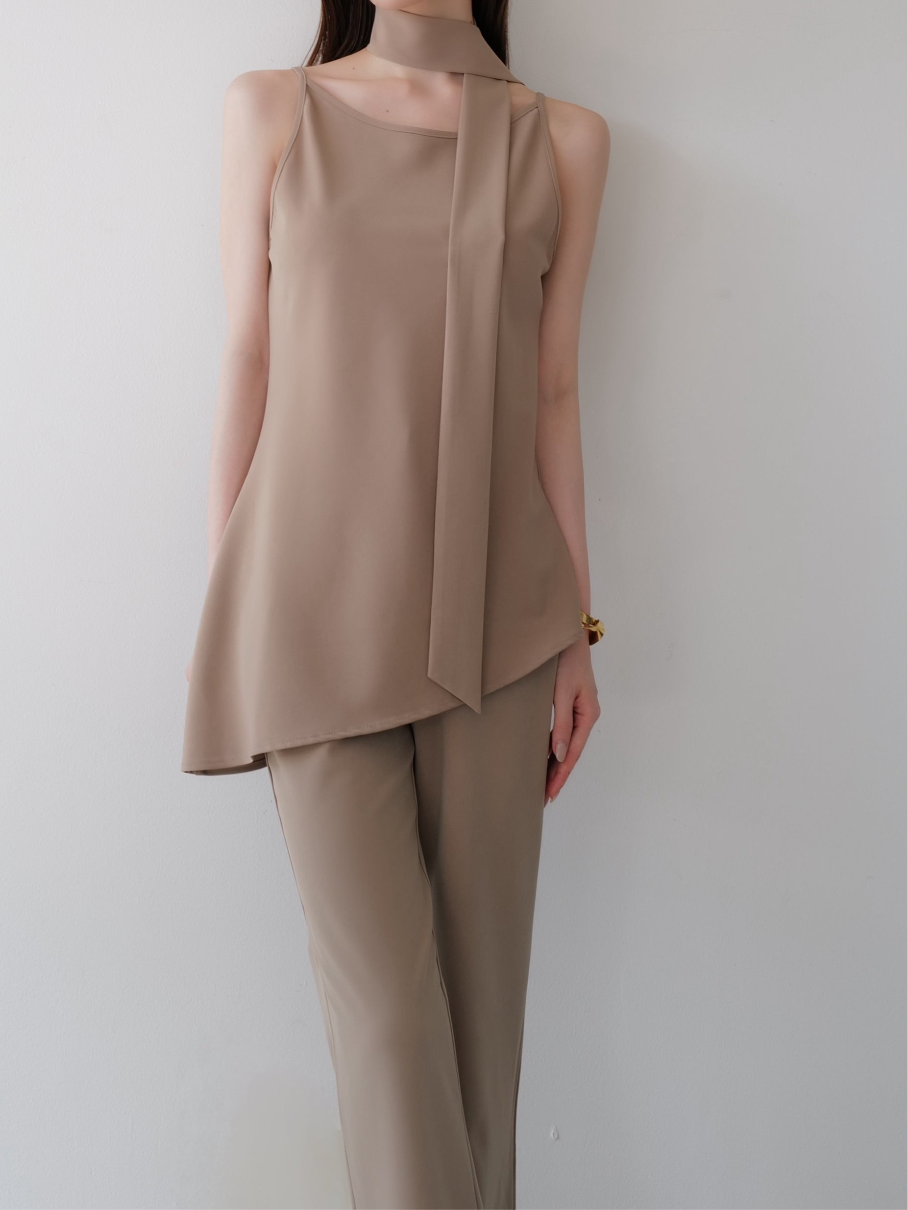 sample sale / long tie flare top