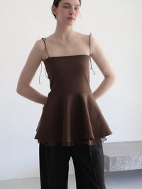 flare peplum top