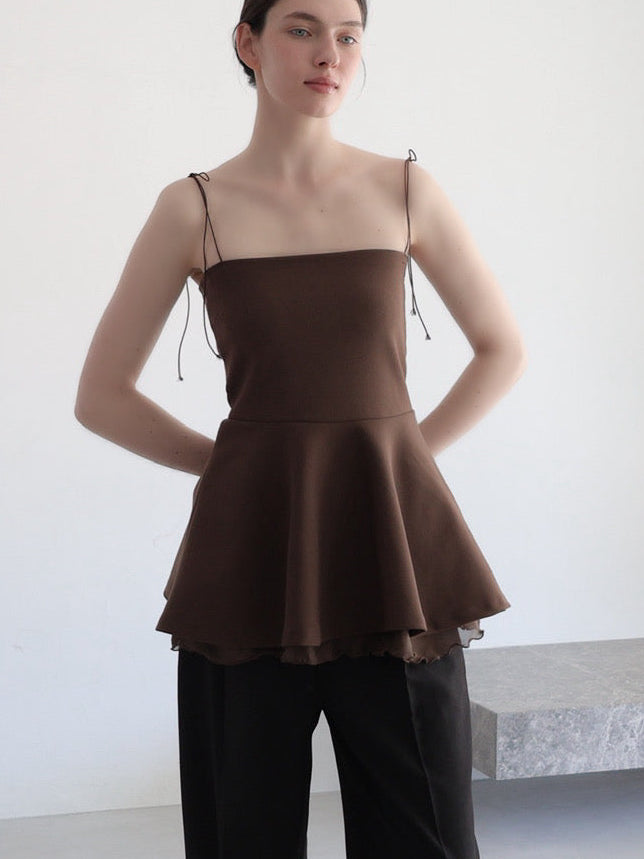 flare peplum top