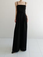 gathered bare jumpsuits