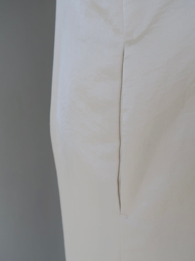 darted luster dress