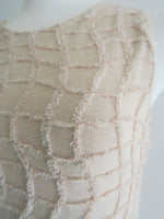 wavy tile pattern dress
