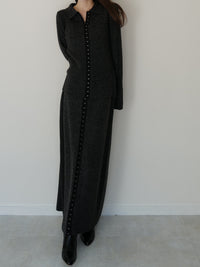 summer sale / hook rib knit skirt