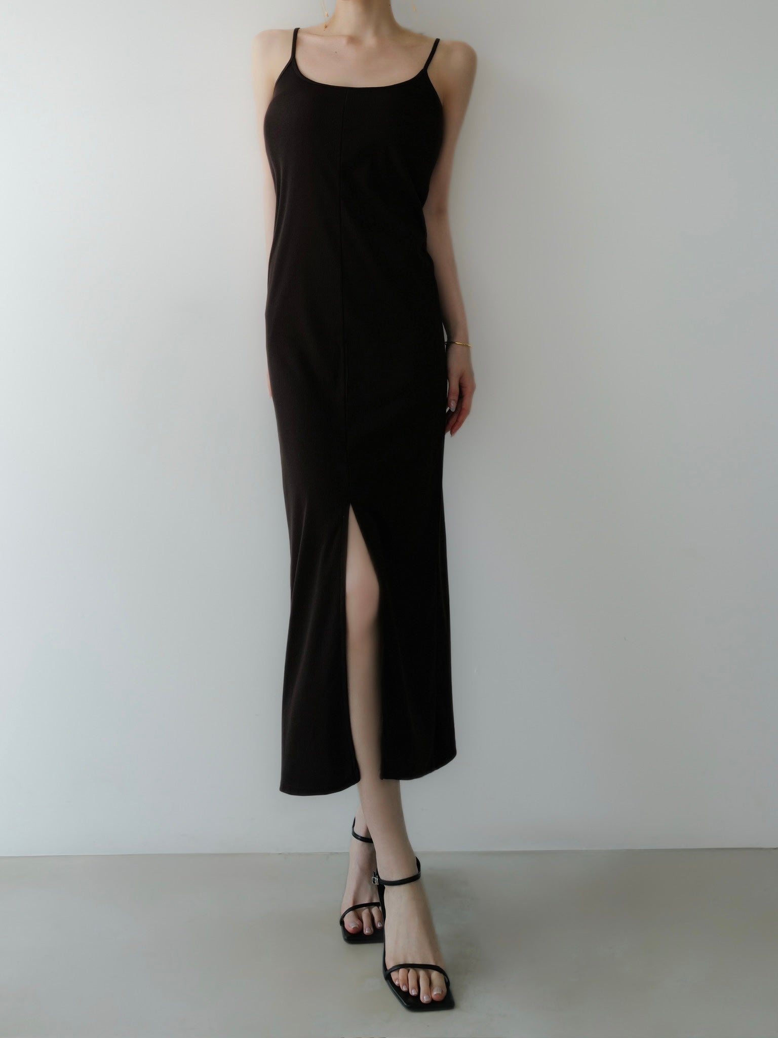 sleek silhouette maxi dress