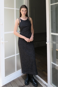 sample sale / tweed tight cami dress