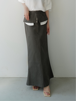 layered-like long skirt