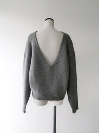 alpaca multi-way neckline knit