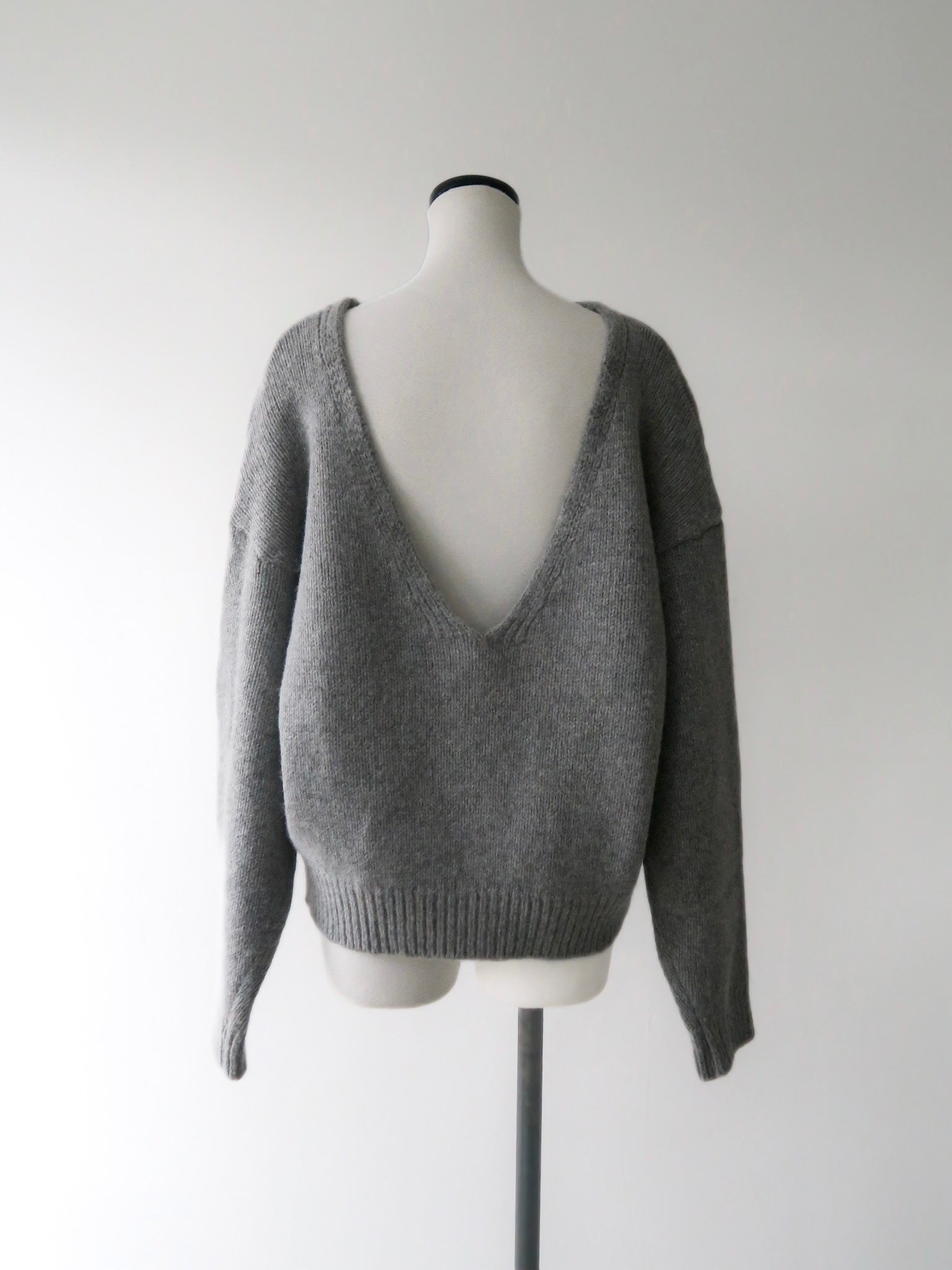 alpaca multi-way neckline knit