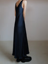 ( 9/18 20:00~ resale ) satin v long dress