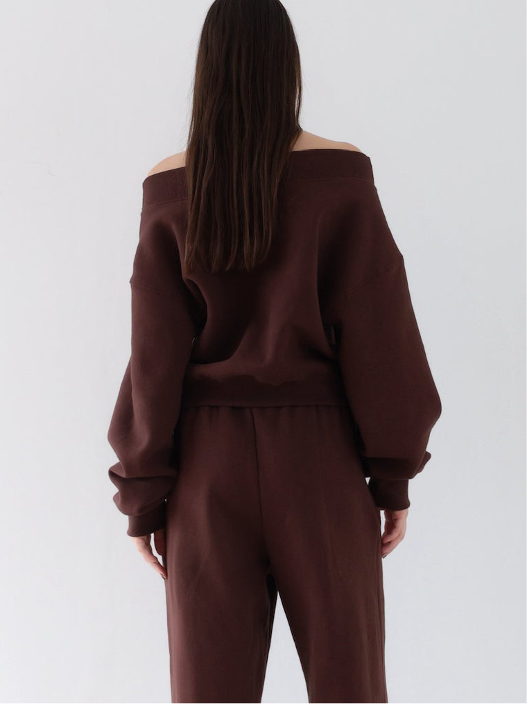 summer sale / off shoulder sweat