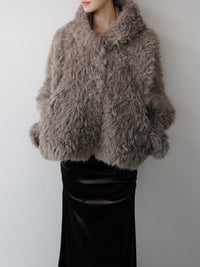 poodle fur blouson