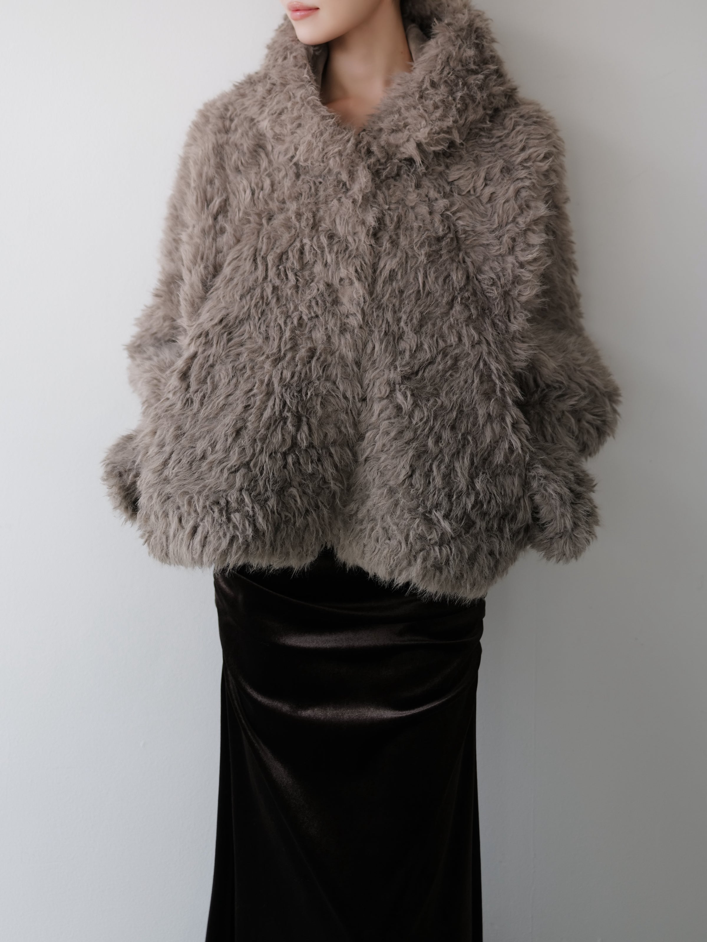 poodle fur blouson