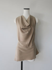 drape cowl blouse
