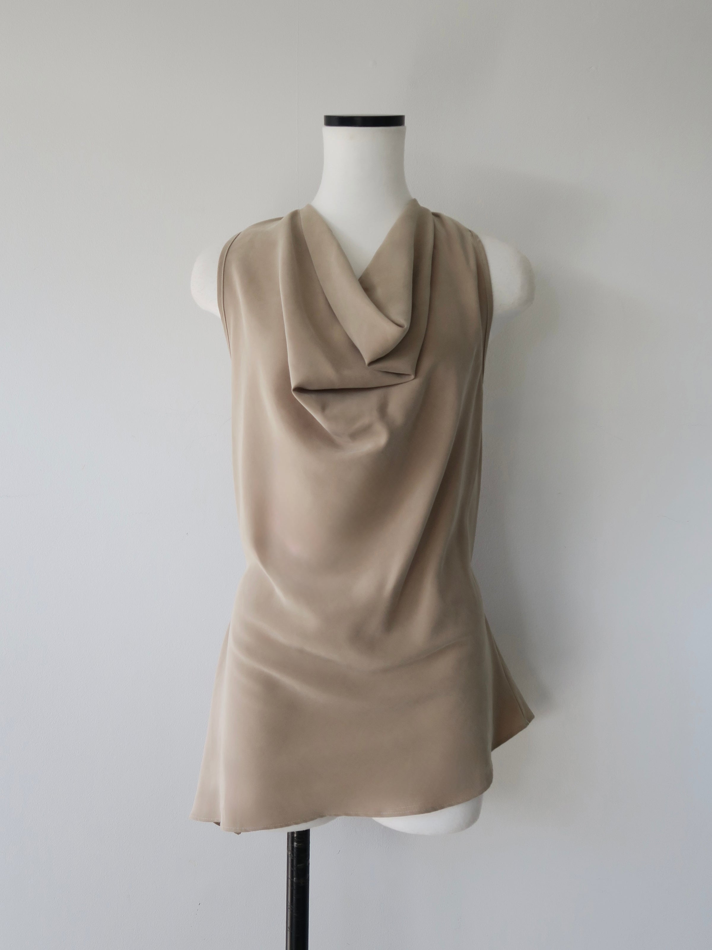 drape cowl blouse