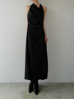 flow cowl neck dress