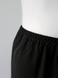 satin fluid line slacks